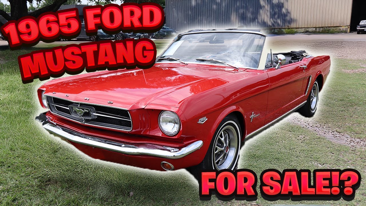 1965 Ford Mustang Convertible Red For Sale Walkthrough & Cold Start