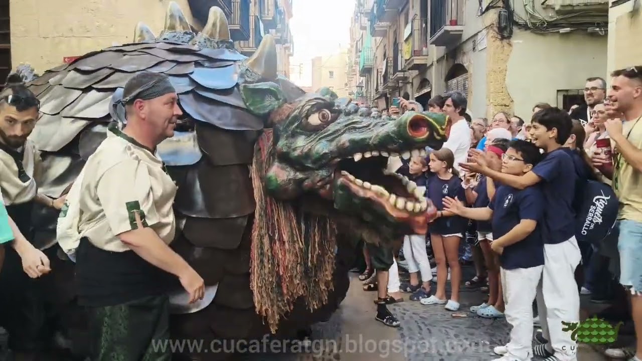 Cucafera a Processó Santa Tecla 2025