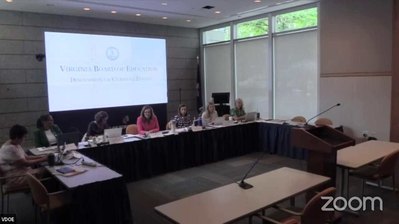 Virginia Board of Education Business Meeting 7/25/24
