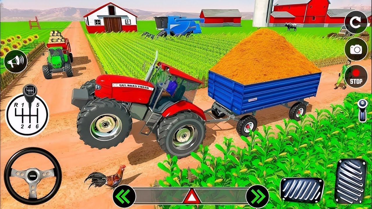 Modern Tractor Farming DrivingSimulator 3D | New Tractor Games | Android and iOS