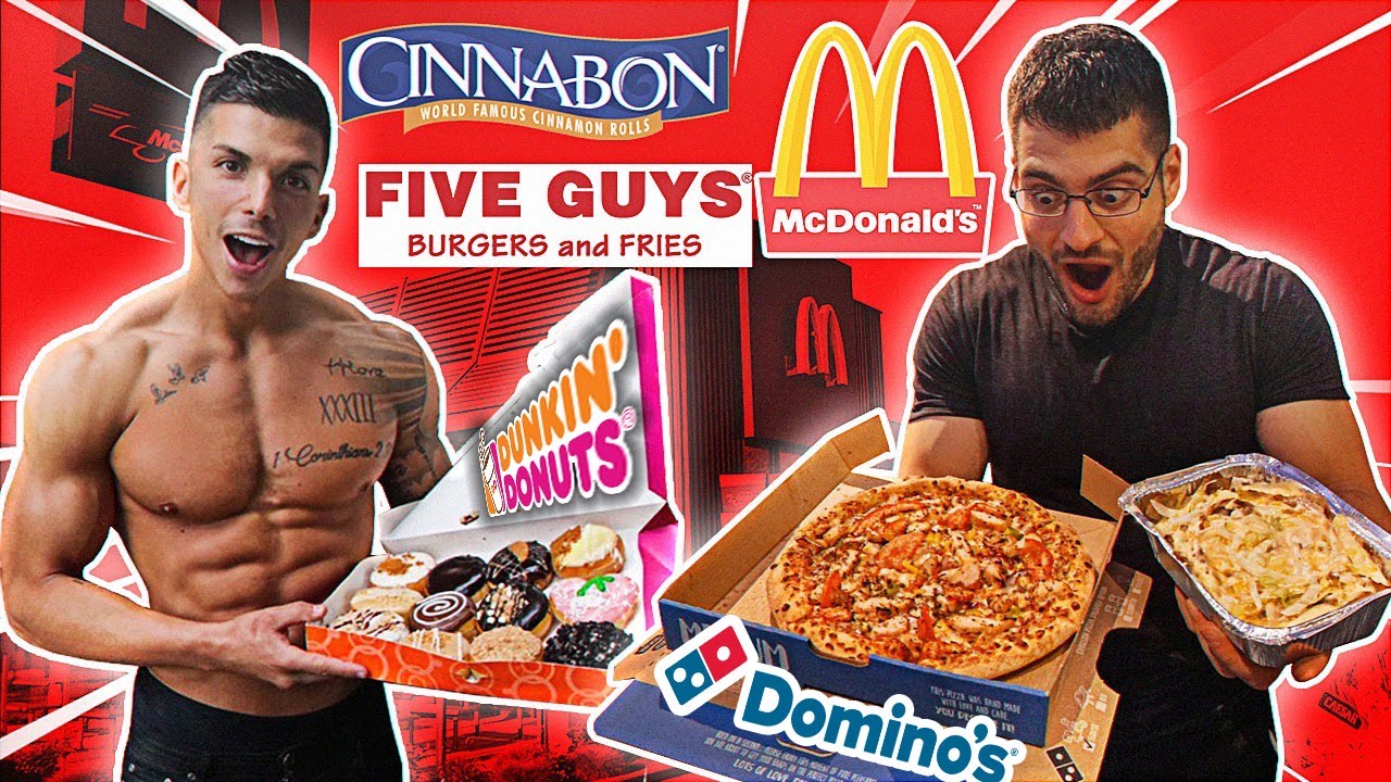 20,000 + CALORIE CHALLENGE - Bodybuilders vs Food | BRUTAL CHEAT DAY!!!