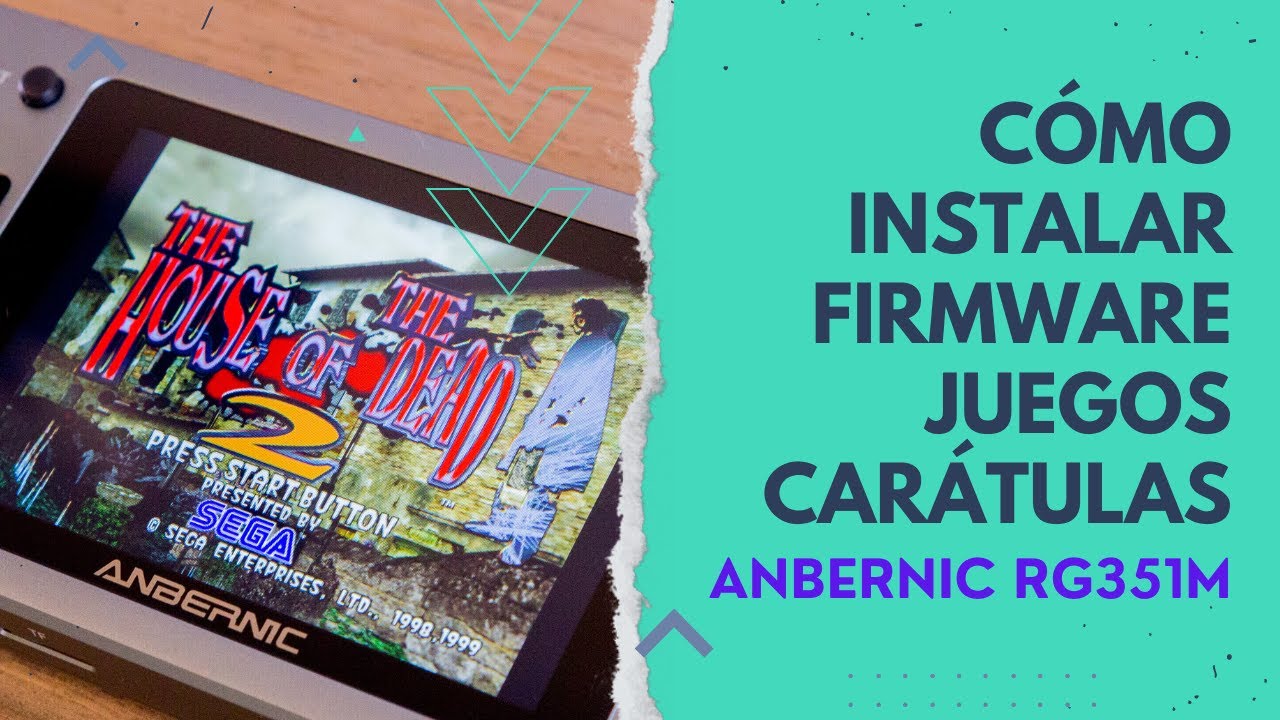 Cómo instalar firmware, juegos y carátulas en Anbernic RG351P/M