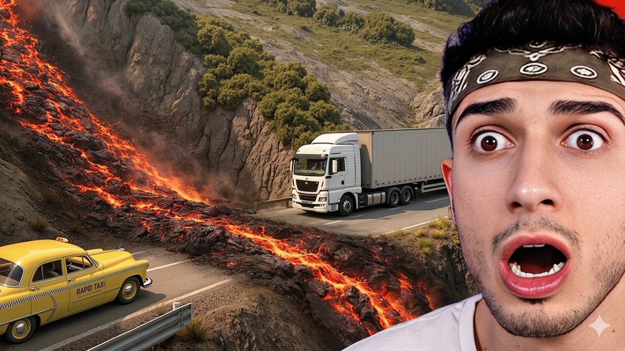 BÜTÜN ŞEHRİ LAV YUTTU! (BeamNG Drive)