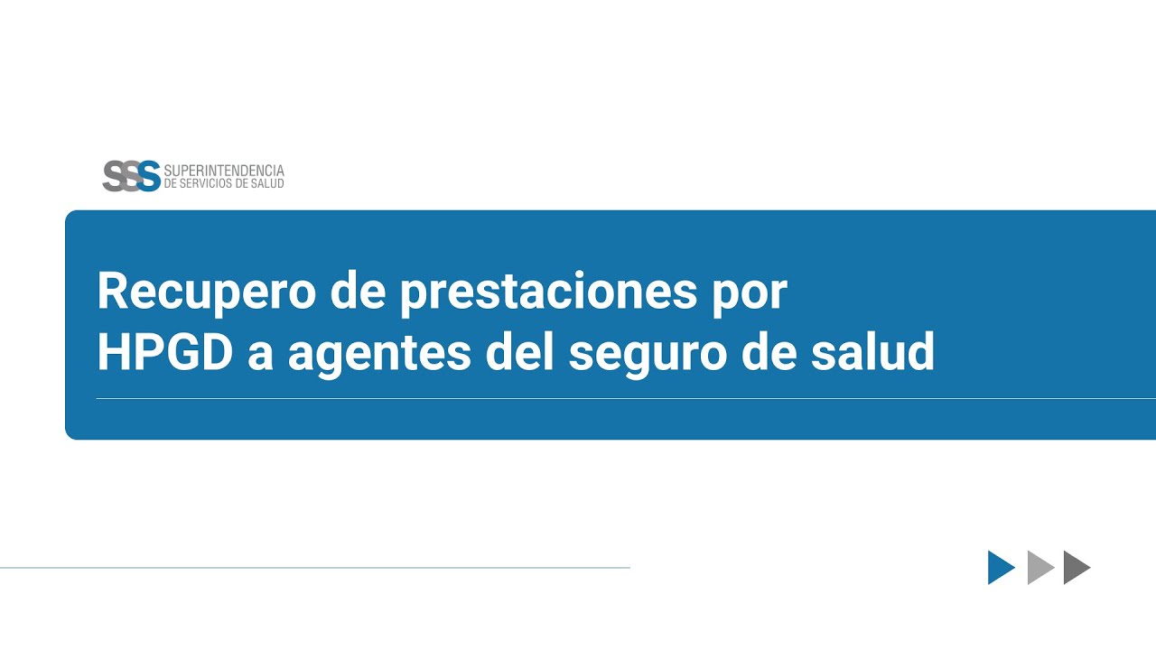 Capacitación de la plataforma online para recupero de prestaciones brindadas por HPGD