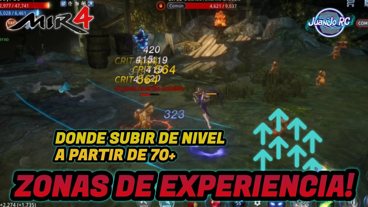 [MIR4] LUGARES PARA GANAR MUCHA EXPERIENCIA A PARTIR DE NIVEL 70! [JuanJo RC]