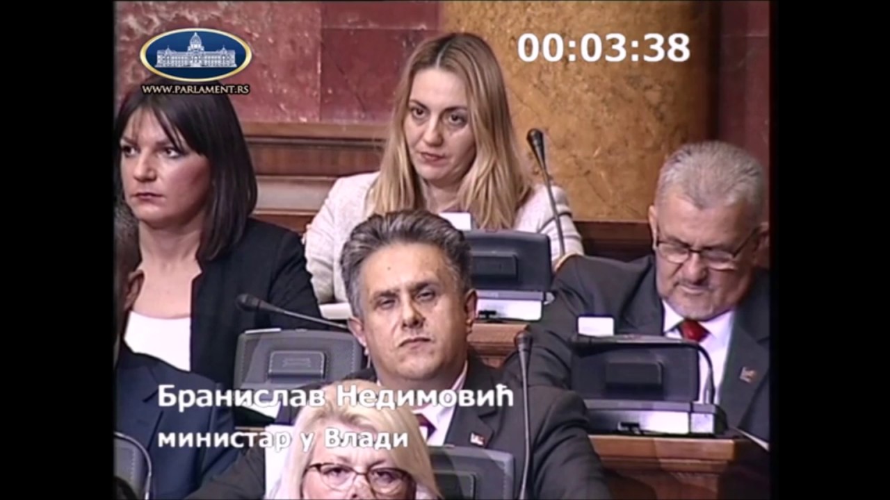 SVRLJIŠKA TV/ Milija Miletić i Aleksandar Vučić u Parlamentu Srbije