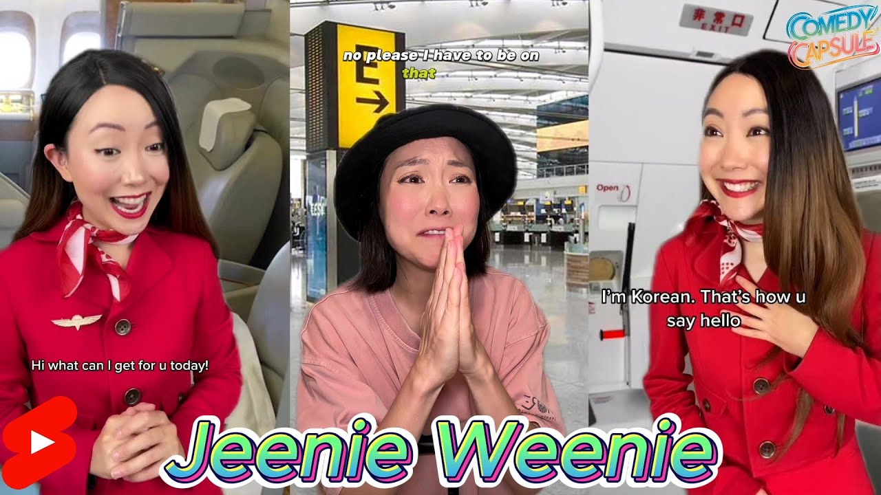 *1 HOUR* Most Popular Jeenie Weenie Shorts | Funny Sandra Jeenie Kwon Cabin Crew TikTok 2025