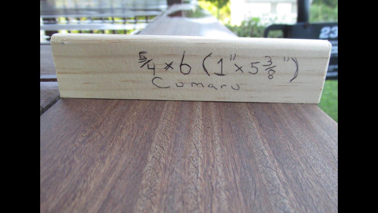 Cumaru Deck Board Cupping since installation in 2012