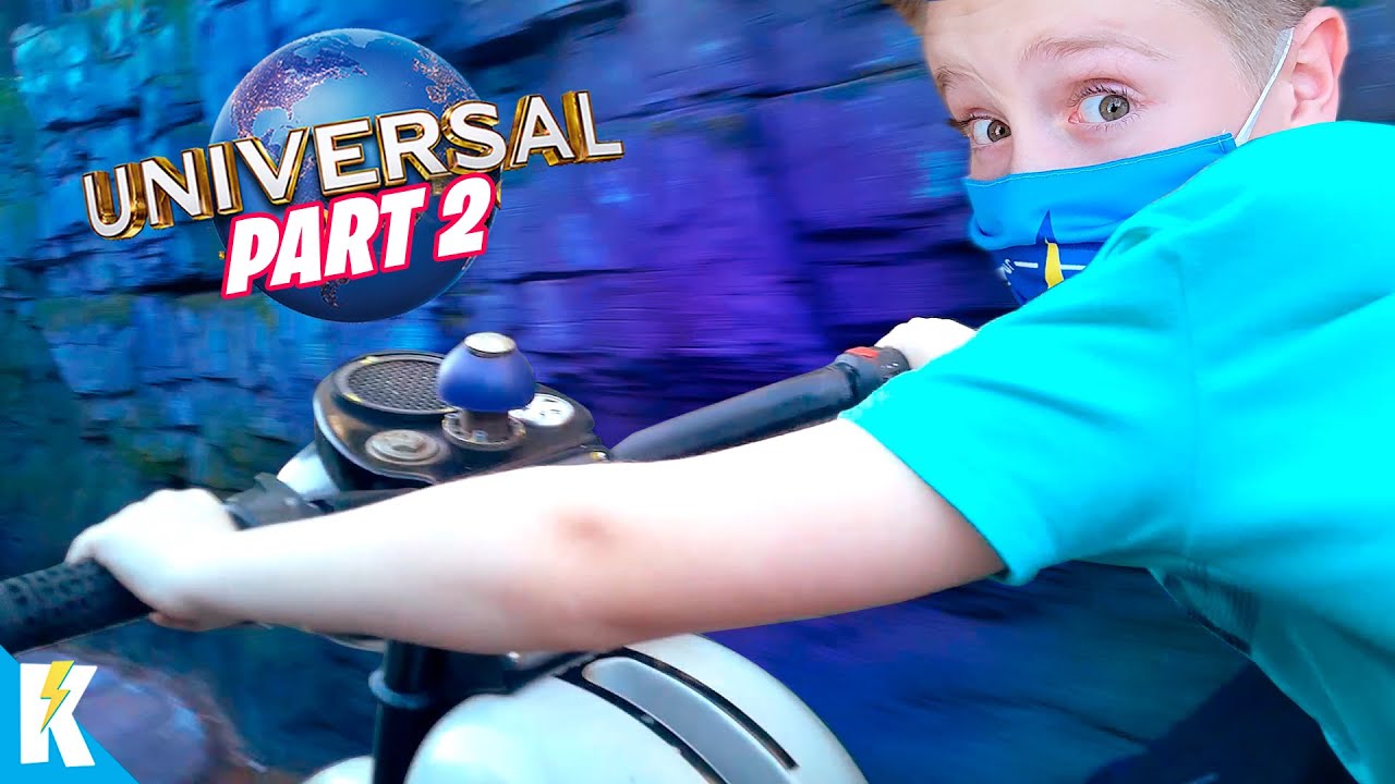 Universal Orlando Trip Day 2! (Harry Potter & Jurassic Park POV Rollercoasters!) K-City Family