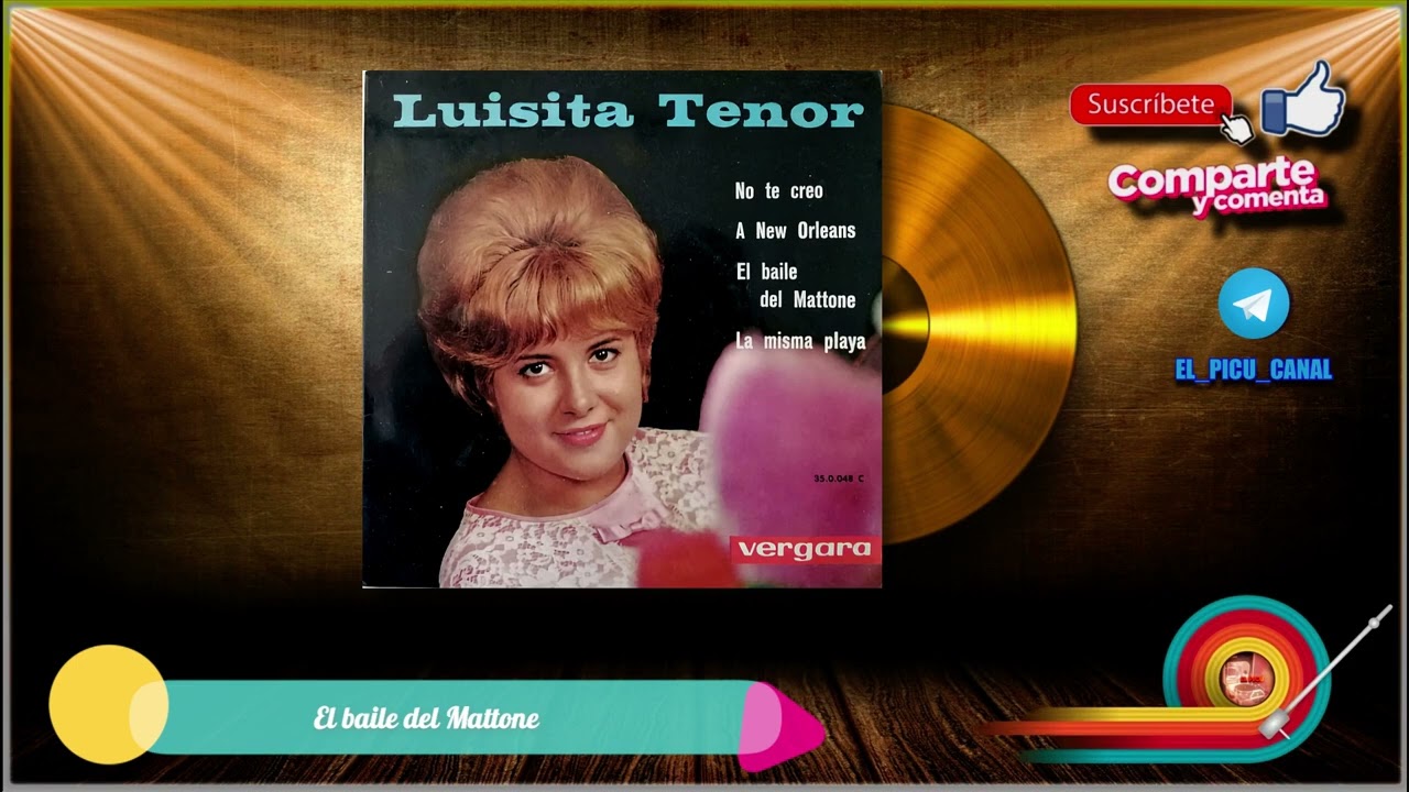 Luisita Tenor - No te creo / A new Orleans / El baile del Mattone / La misma playa