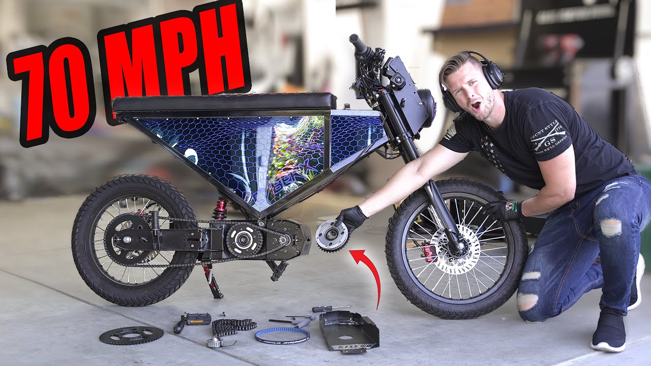 Unlocking 70 MPH on the CyberX E–Bike!! SO FAST
