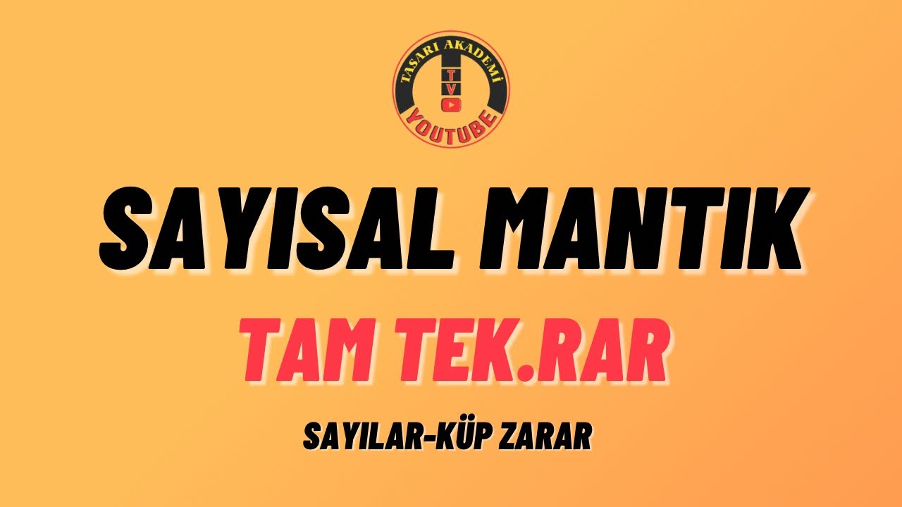 SAYISAL MANTIK TAM TEK.RAR (SAYILAR-KÜP ZAR)