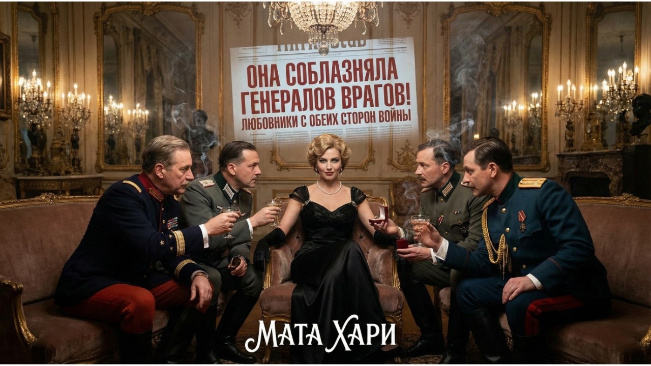 МАТА ХАРИ: Любовники-генералы врагов — шпионка или игра на выживание?