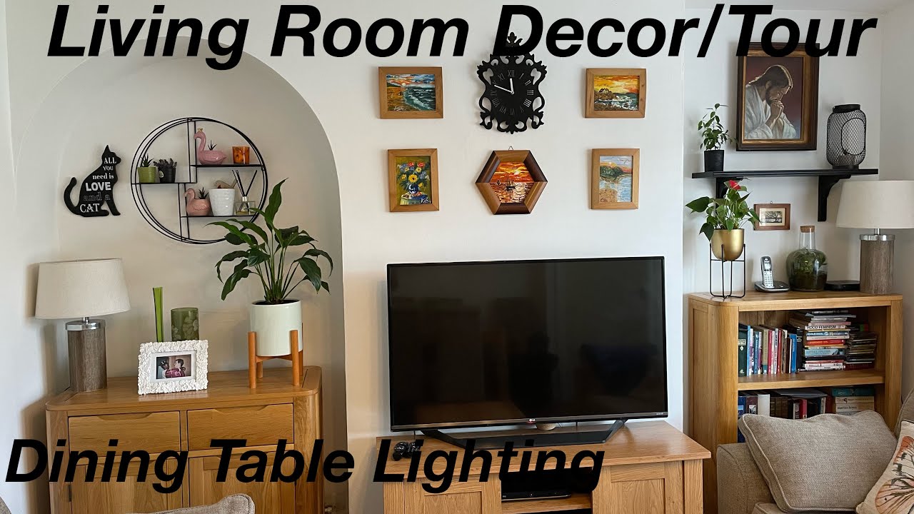 LIVING ROOM TOUR  2022 /  DINING TABLE LIGHTING #decor