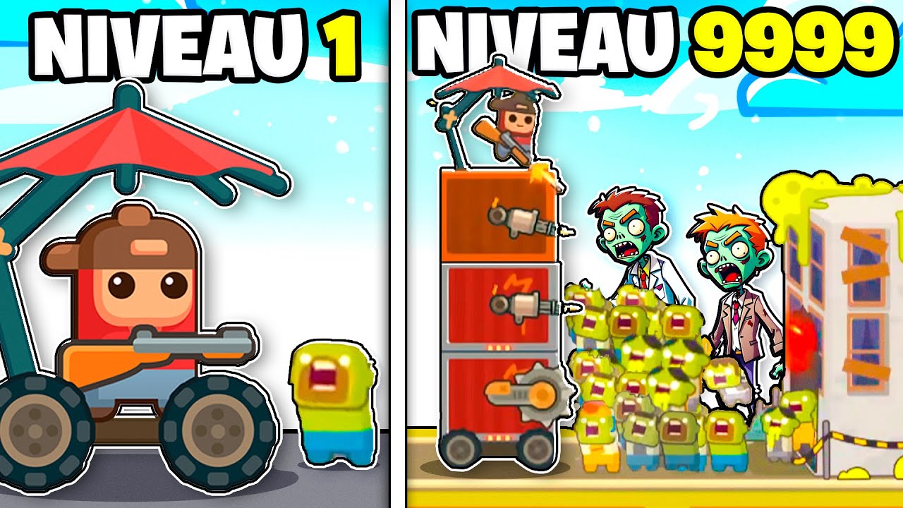 LA MEILLEURE &Eacute;VOLUTION DE TOUR VS ZOMBIES NIVEAU 9999999 !!