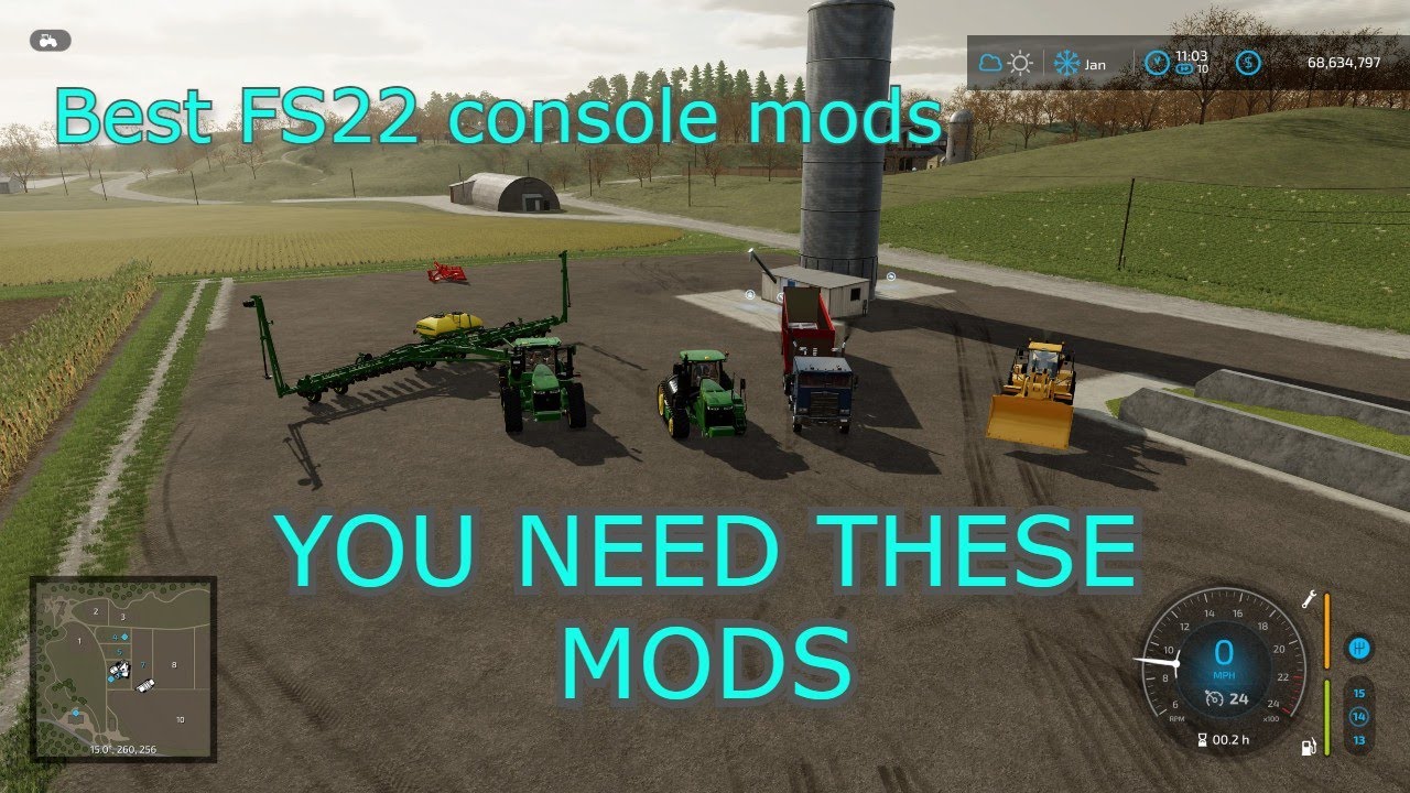 Best fs22 console Mods
