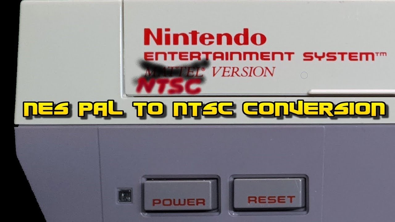 NES PAL to NTSC conversion
