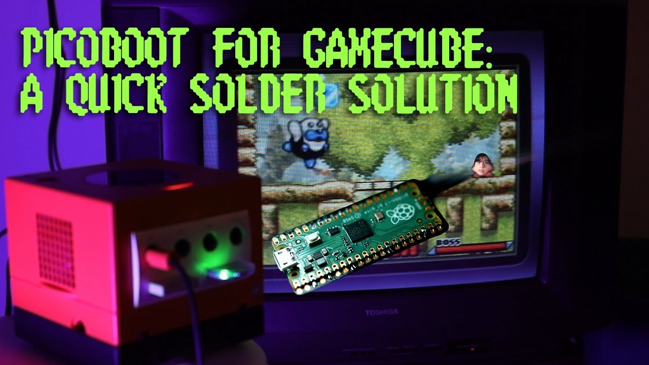 Cool Uncle Mods: PicoBoot for Gamecube via Helder's Tech's Quick Solder Board! Plus, Pros & Cons