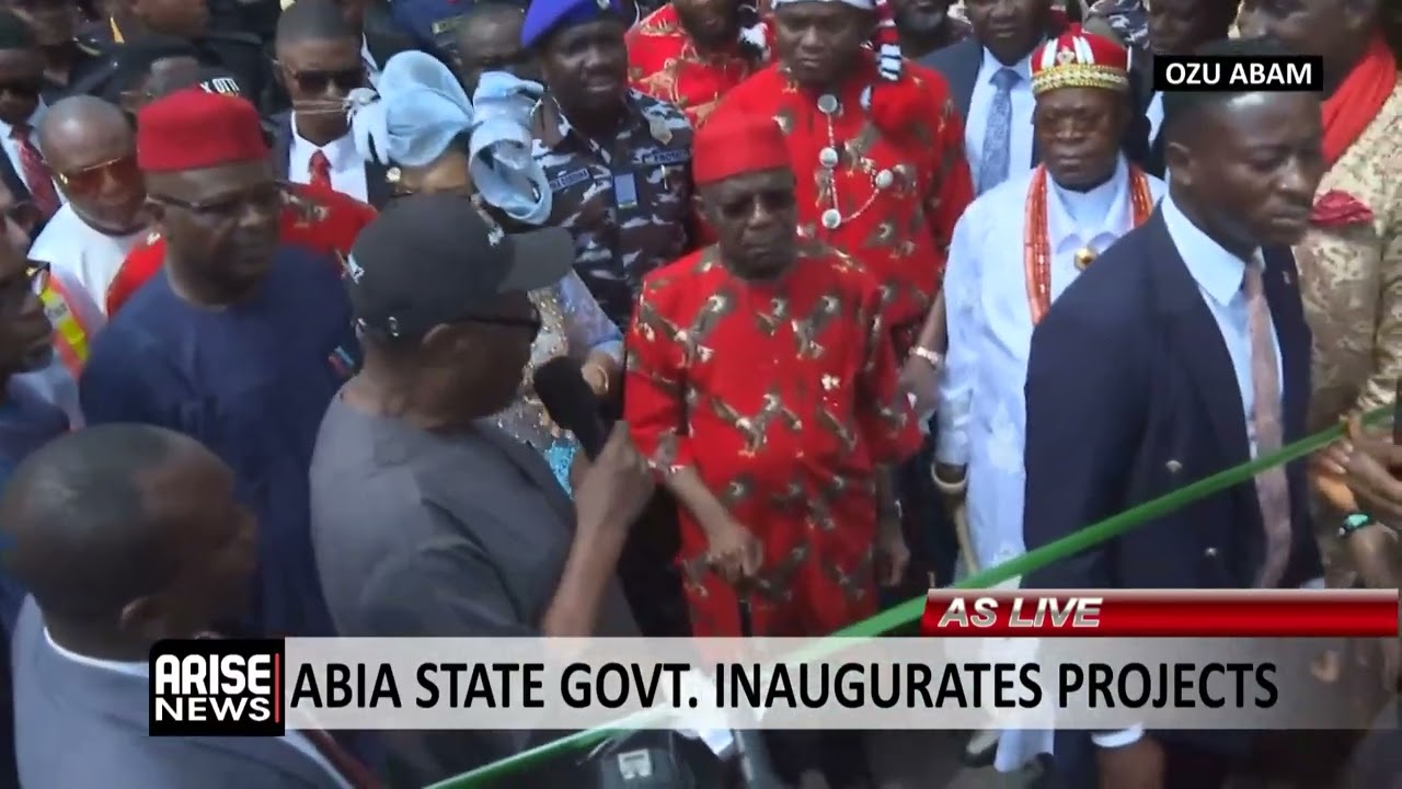 ABIA STATE GOVERNMENT INAUGURATES PROJECT
