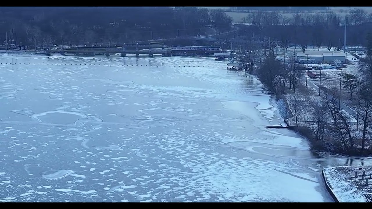 4k drone Views Indiana Beach Indiana
