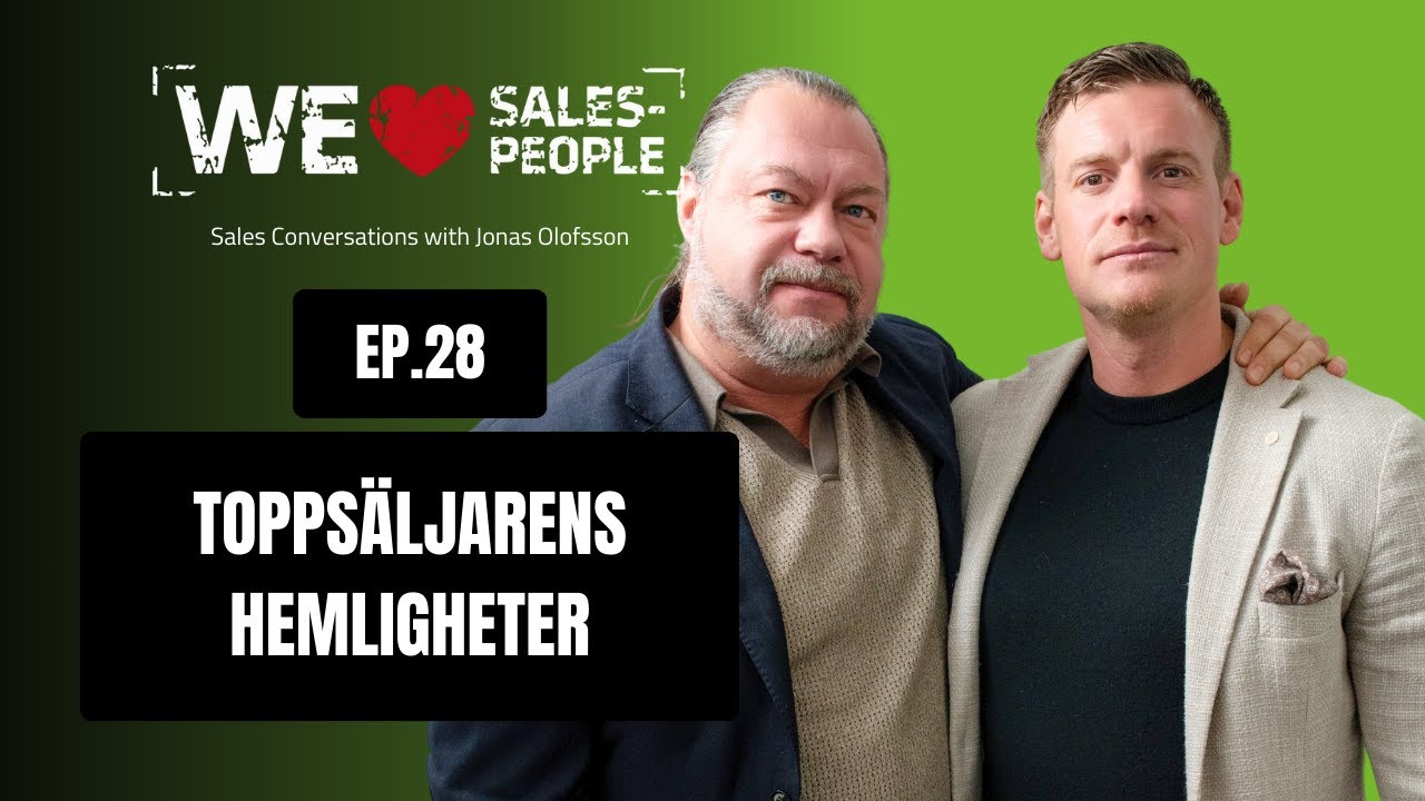 28 - Toppsäljarens hemligheter – accept, delavslut och processen före resultaten