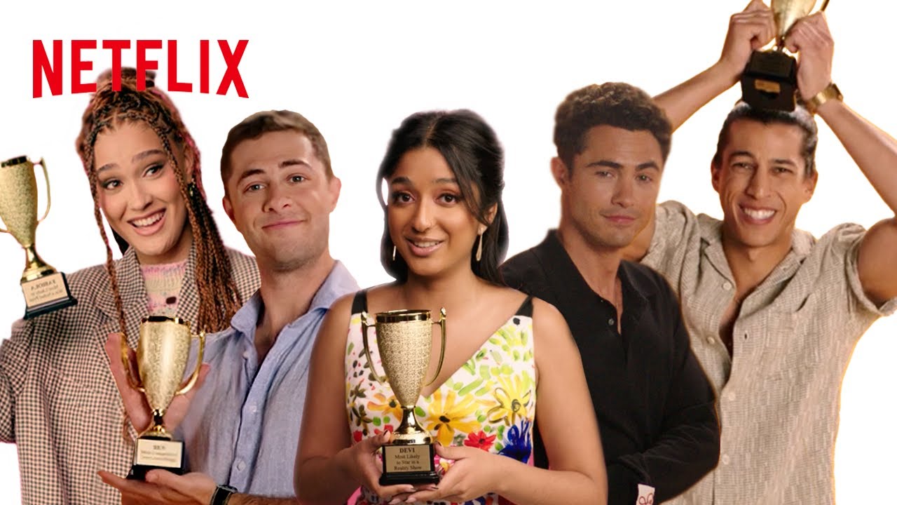 The Cast of Never Have I Ever Guess Fan Superlatives | Netflix