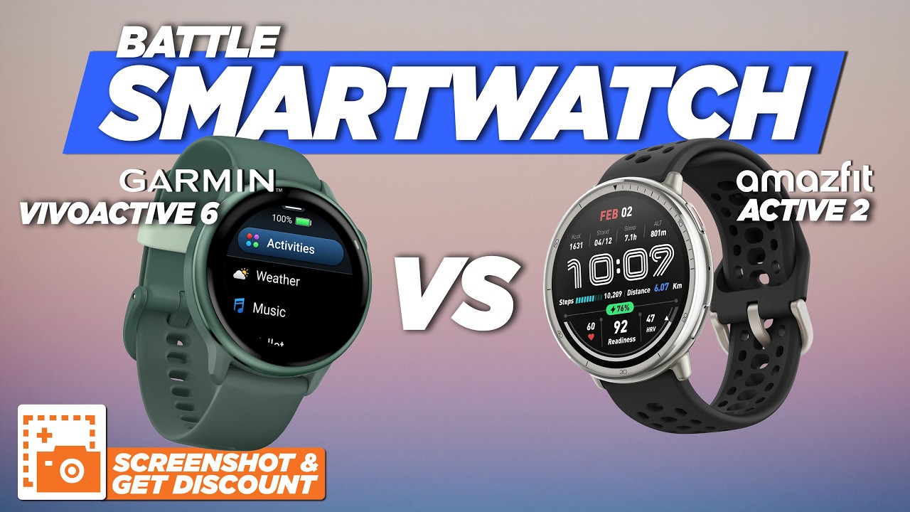 GARMIN VIVOACTIVE 6 VS AMAZFIT ACTIVE 2: MANA LEBIH BAGUS & WORTH IT 2026?