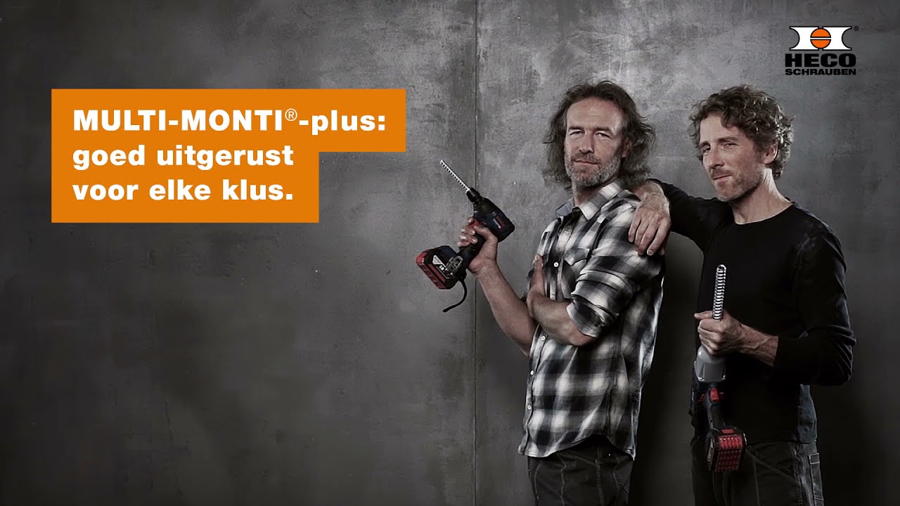 MULTI-MONTI®-plus: Hetzij beton of metselwerk - geen compromissen.