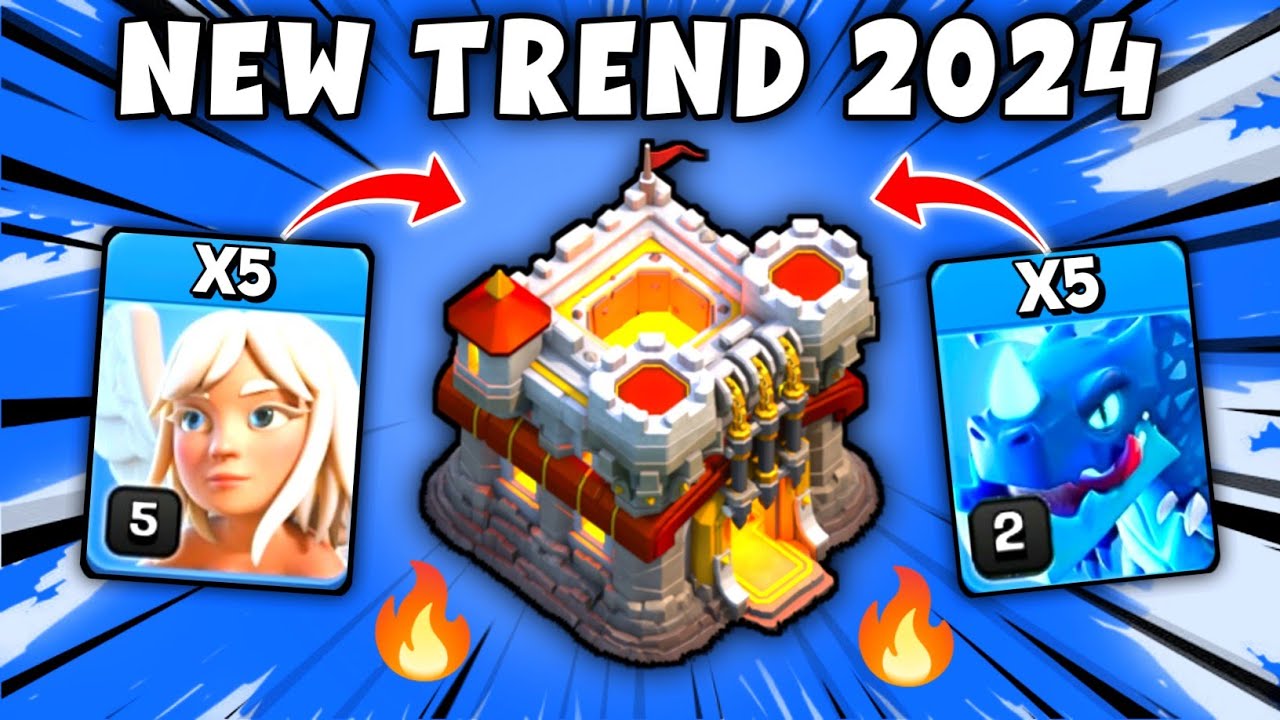 TH11 Queen Charge Electro Dragon Attack Strategy | New Th11 Attack Strategy 2024 - Clash Of Clans