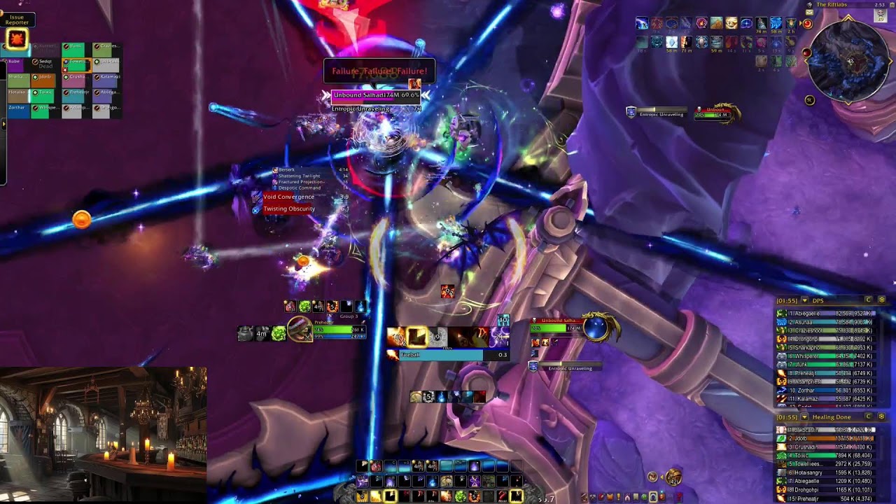 LIVE: Mythic Raid Testing as Fire Mage