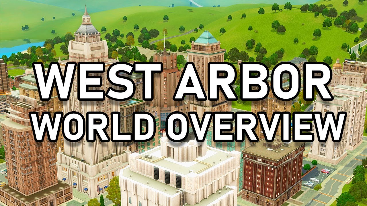 NEW COASTAL CITY WORLD?! West Arbor The Sims 3 World Overview