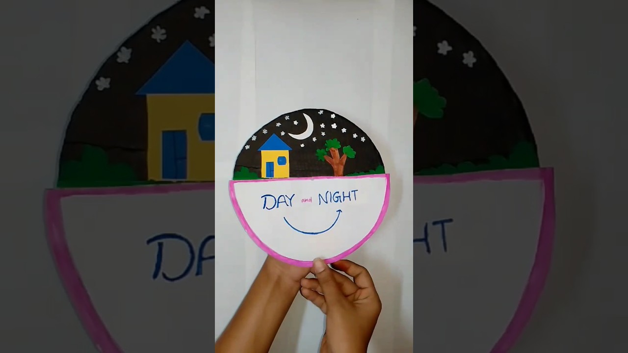 day night working model | day night project | day night craft | #day #night #shorts #viralshorts