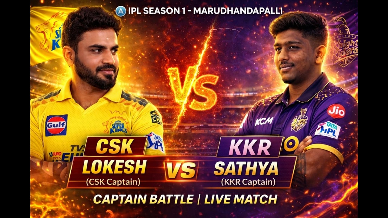 IPL SEASON -1 | MARUDHANDAPALLI | LIVE #cricket #ipl