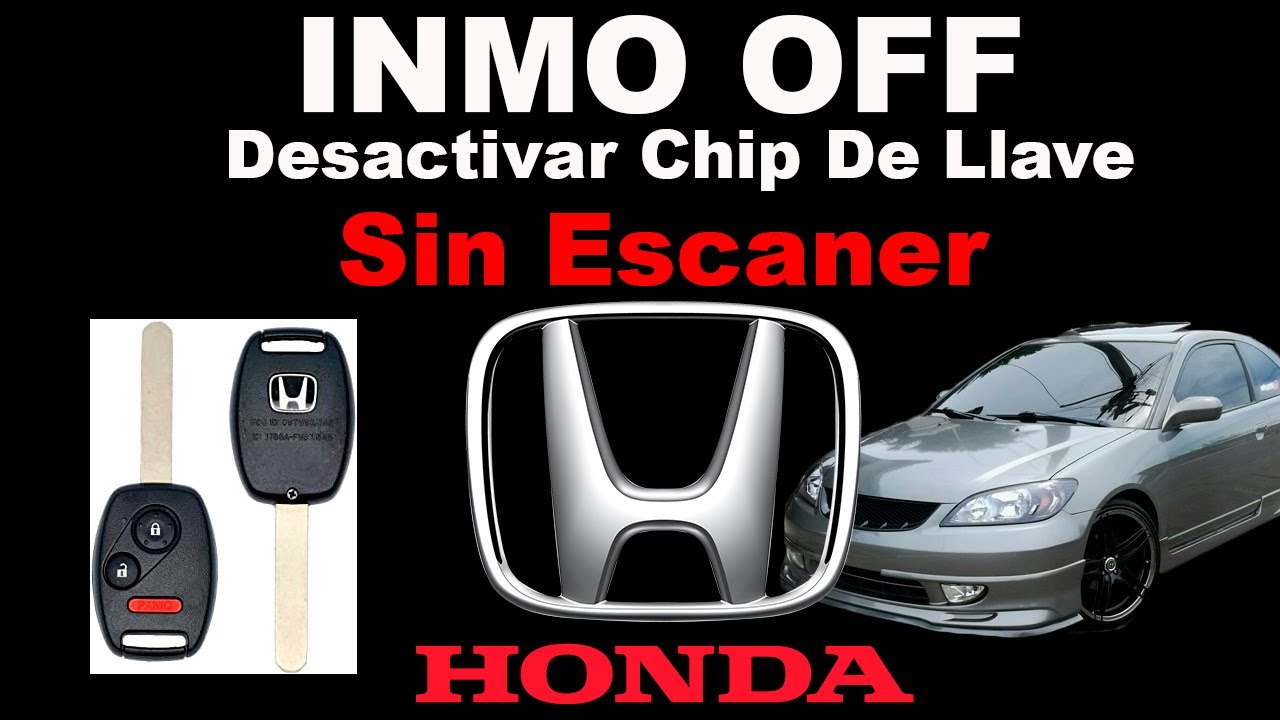 Como Desactivar Inmovilizador Honda 2001-2004