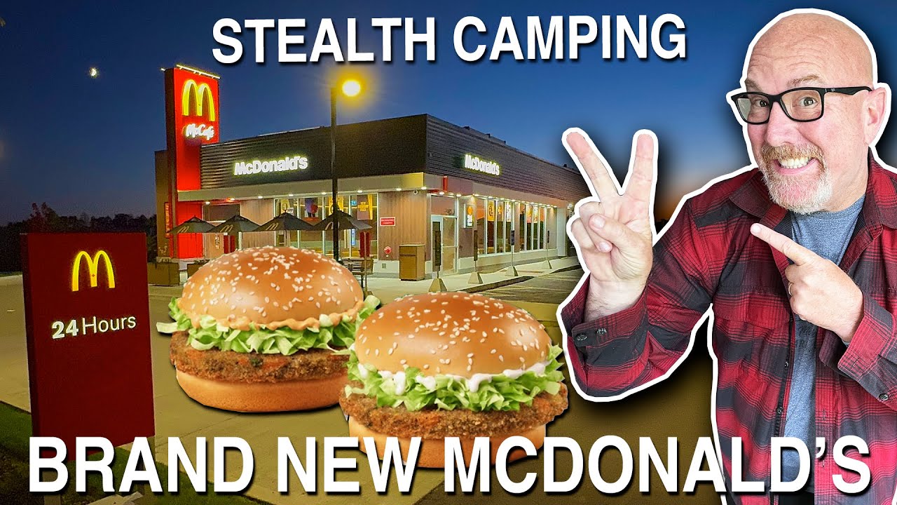 Скрытый лагерь в новом ресторане McDonald's • МакВегги и острые МакВегги