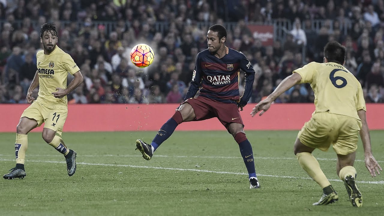 GOL ANTOL&Oacute;GICO DE NEYMAR - Barcelona x Villarreal (08/11/2015)