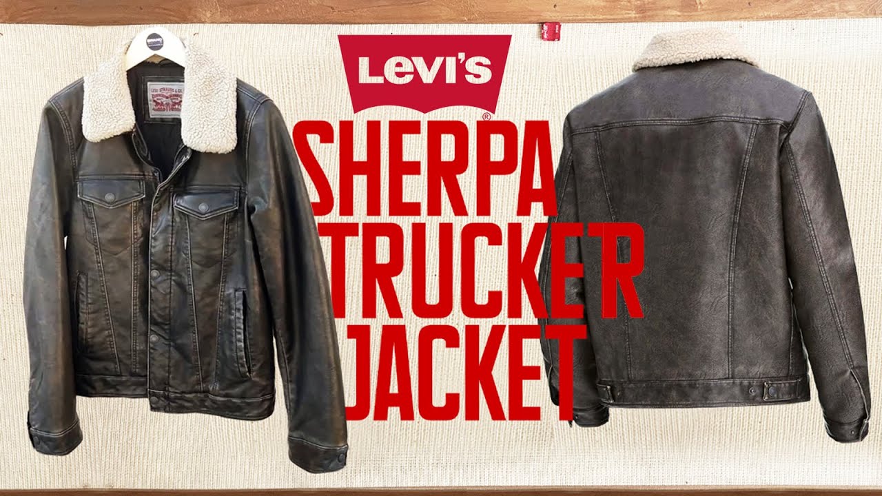 Levi's Trucker Jacket | Faux Leather Jacket @LEVIS