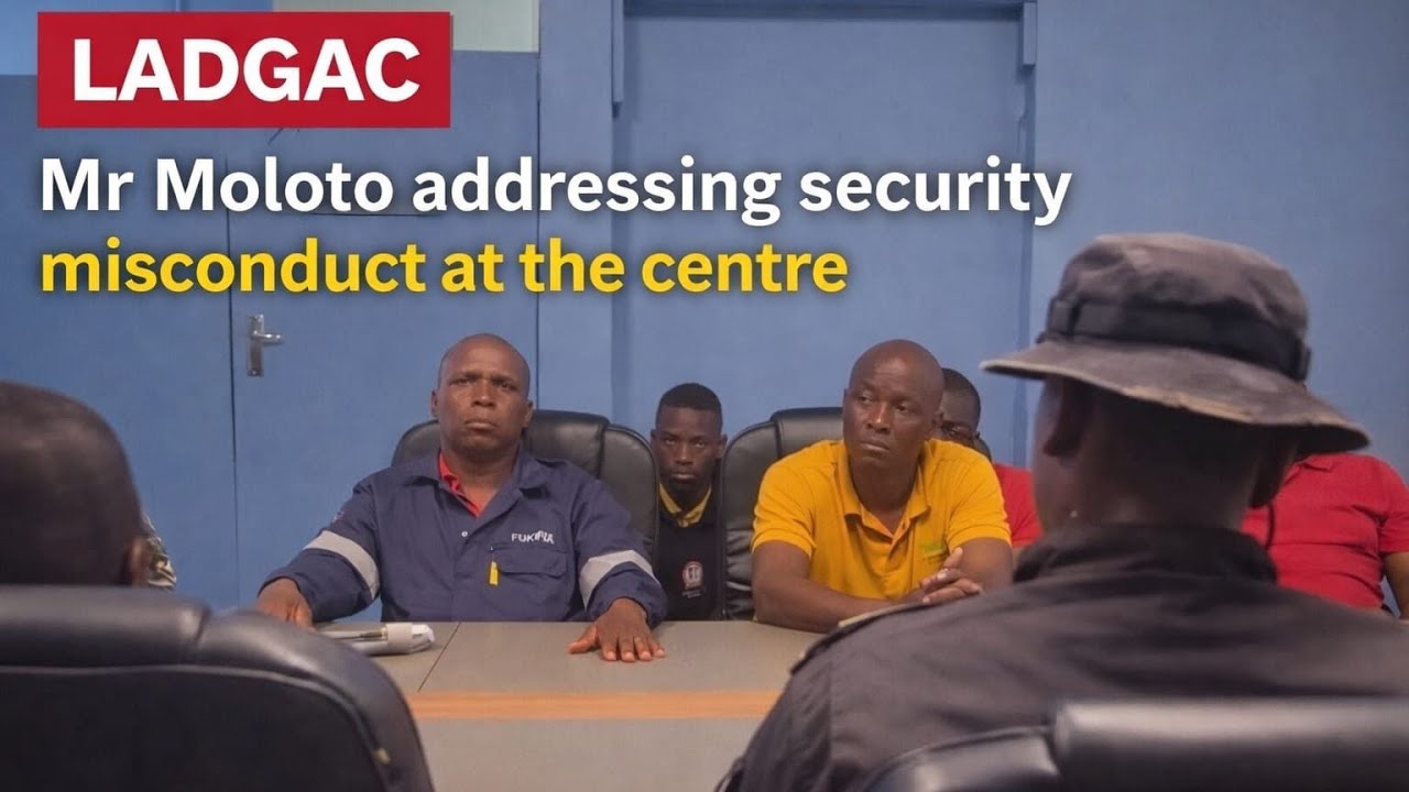 06 February 2026-LADGAC. MR MOLOTO DEALING WITH CORRUPT GUARDS AT THE CENTRE💔