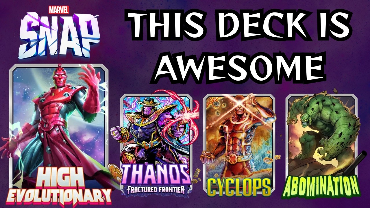 Fractured Evolution! Thanos Fractures Reality, High Evolutionary Rewrites It| Marvel Snap Gameplay
