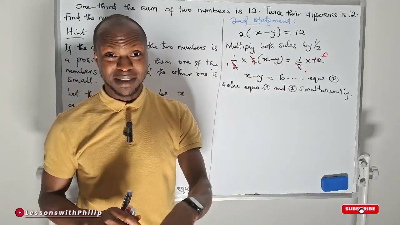 WORD PROBLEM LEADING TO EQUATIONS 