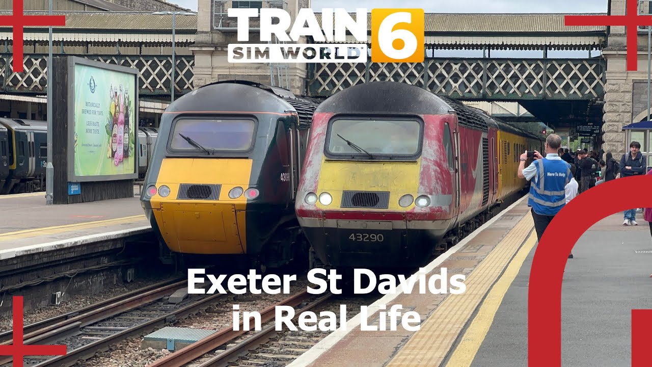 Exeter St Davids in Real Life - Train Sim World 6