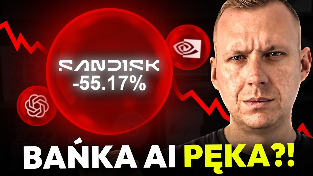 SanDisk i SK Hynix -50%+ od ATH! Bańka na AI pękła? Saylor nie kupuje BTC!