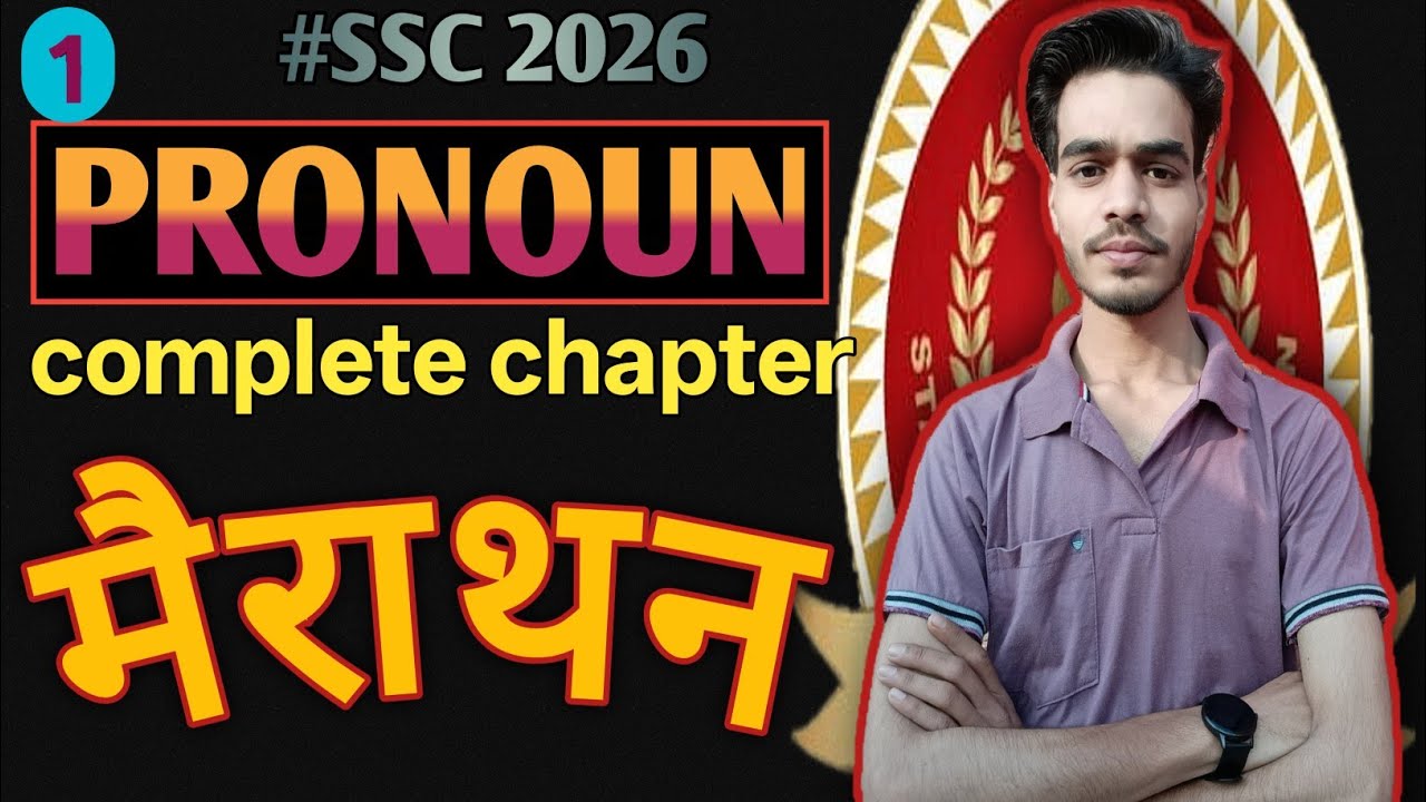 📌Pronouns Complete Concept + Questions | SSC &  Bank Exam |  Birthday special 🎂🧁