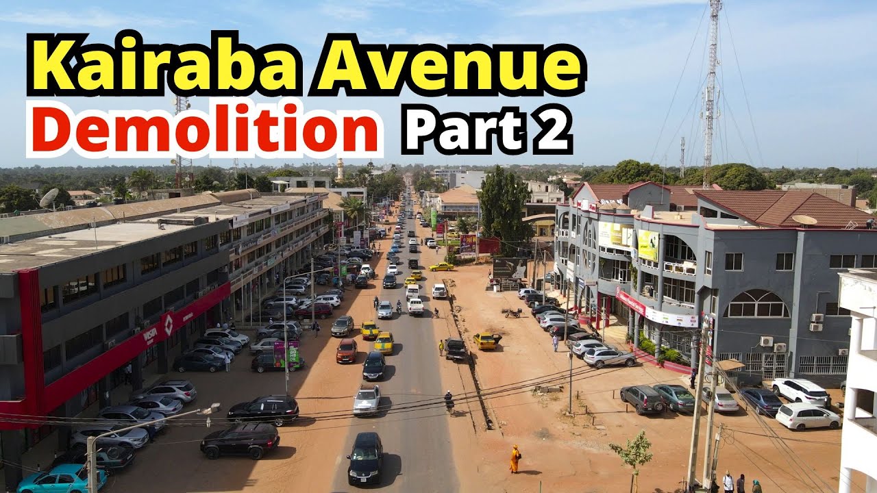 Part 2 Kairaba Avenue Road Demolition Began The Gambia