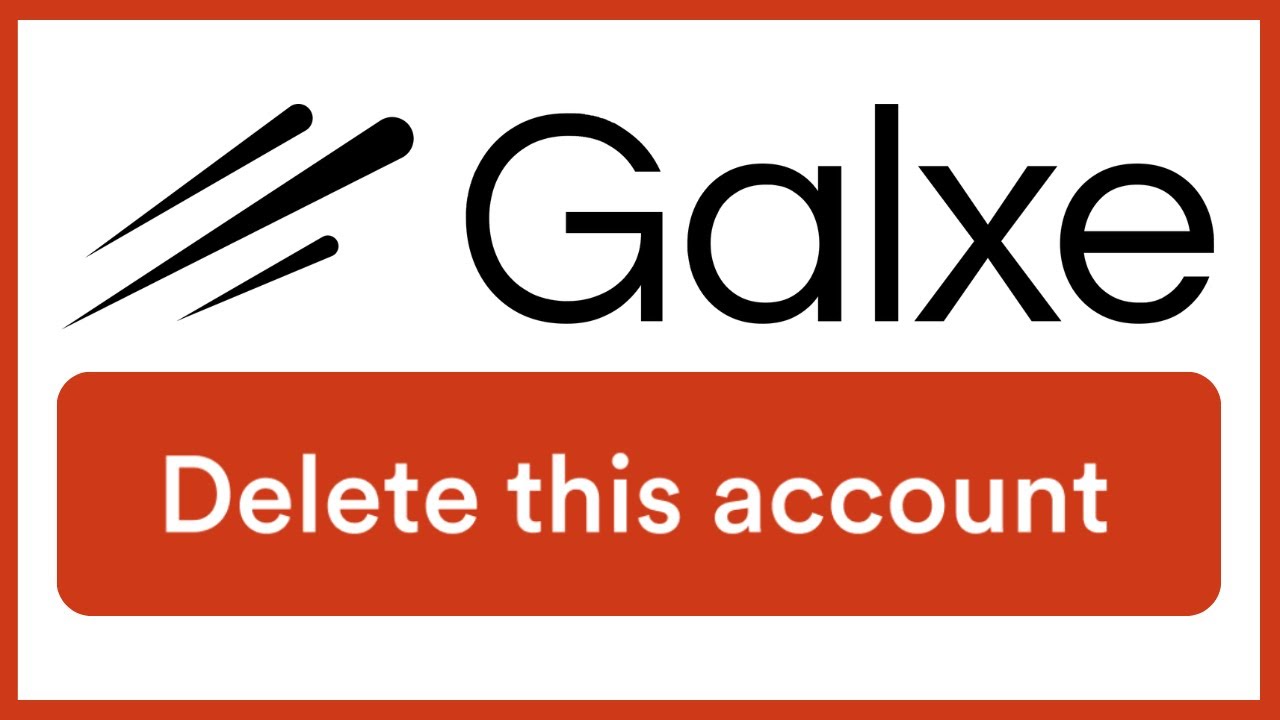 How To DELETE Galxe Account (QUICK & EASY) 2026