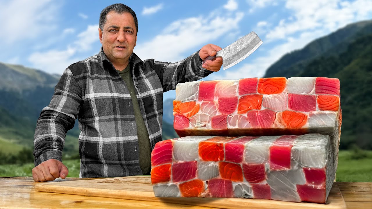 Smoked Fish Roll Trio: Sturgeon, Salmon, and Tuna in One Flavorful Bite