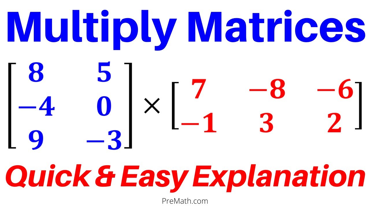 How to Multiply Matrices with Different Dimensions | Step-by-Step Explanation