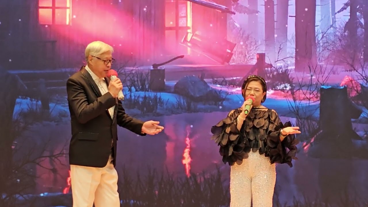 夜半輕私語 🌒 🤫 Paul(高仁) 🕺🎤💃Lam(琳琳) 💖 1/2/2026 🎼🎊 多謝美妮製作美麗 LED 🎊