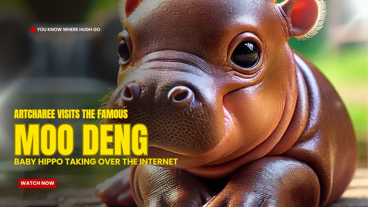 The Cutest Animal in Thailand? Meet Moo Deng the Pygmy Hippo!