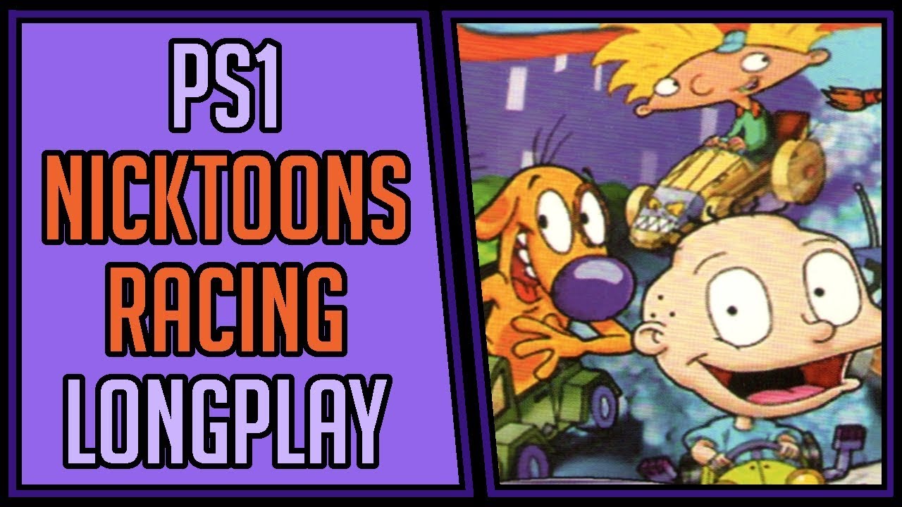 Nicktoons Racing | PS1 | Longplay | Walkthrough #9 [4Kp60]